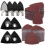 208Pcs Oscillating Tool Sanding Pads Kit,with Triangle and Finger Pad, 1
