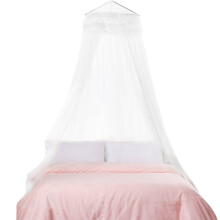 Dosel de cama de princesa con elegante cortina de encaje, dosel portátil para camas que proporciona espacios seguros para dormir, mosquitera tipo