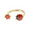 Adjustable Ladybugs Insect Ring Featuring Multicolor Enamel-A 1