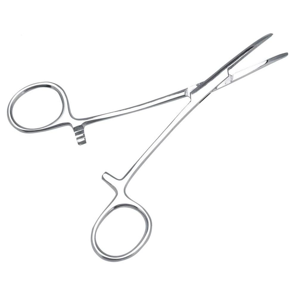 Stainless Steel Pets Dogs Hemostat Forceps, Non-Stick Surface For Efficient Handling And Non-Slip Handle, Perfect For Delicate Pet Care Tasks 9454554994055