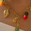 Vibrant Fruit Themed Y Necklace Adjustable Length for Beach 4