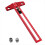 Woodworking 2-In-1 Drilling Positioning Scoring Ruler Scriber T Square 3
