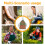 Garden apron with large pockets for workshop and outdoors Oxford material efficient tool storage durable protective apron 2