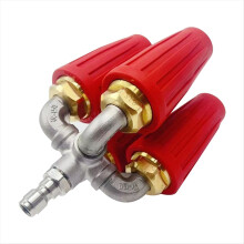 4-In-1 Turbine Nozzle Pressure Washer,2.0 Orifice Quadruple,360 Swive