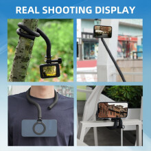 Portable Flexible PhoneHolder Stand with Magnetic Phone Mount Adapter