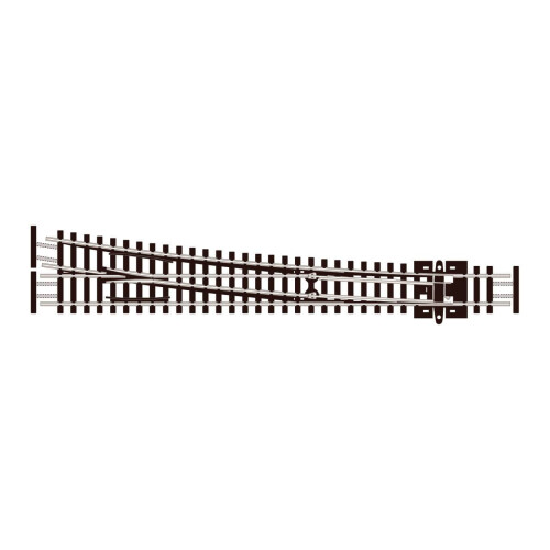 Peco N Scale Code 55 Electrofrog #8 Right-Hand Turnout