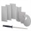 Woodworking Card Scraper Set Hardened Cabinet Scraping Rectangle Knife 1