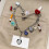 Long Chain Mixed Charm Belt Accessory Watch Pendant Chain 7