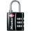 Master Lock Master Lock 4680BLK TSA 3 Digit Combination Black 30mm Padlock 1