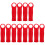 12 Pcs Mop Handle End Caps NonSlip Replacement Grips for Household Cleaning Tools, Red 1