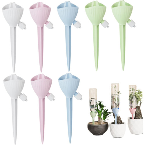 SelfWatering Spikes with Adjustable Valve for Plants Drip Irrigation 1