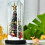 Pre-lit Decorative Miniature Trees, Solid Wood Base for Stable Holiday Display 6