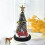Pre-lit Decorative Miniature Trees, Solid Wood Base for Stable Holiday Display 8