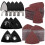 260pcs Oscillating Tool Sanding Pads Kit, Triangle & Finger Pad, 250pc 2