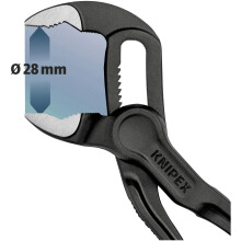 KNIPEX Cobra XS Pipe Wrench and Water Pump Pliers (100 mm) 87 00 100 BK (self-service card/blister)
