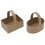 Set of 6 Assorted Paper Mache Cardboard Easter Craft Baskets 1