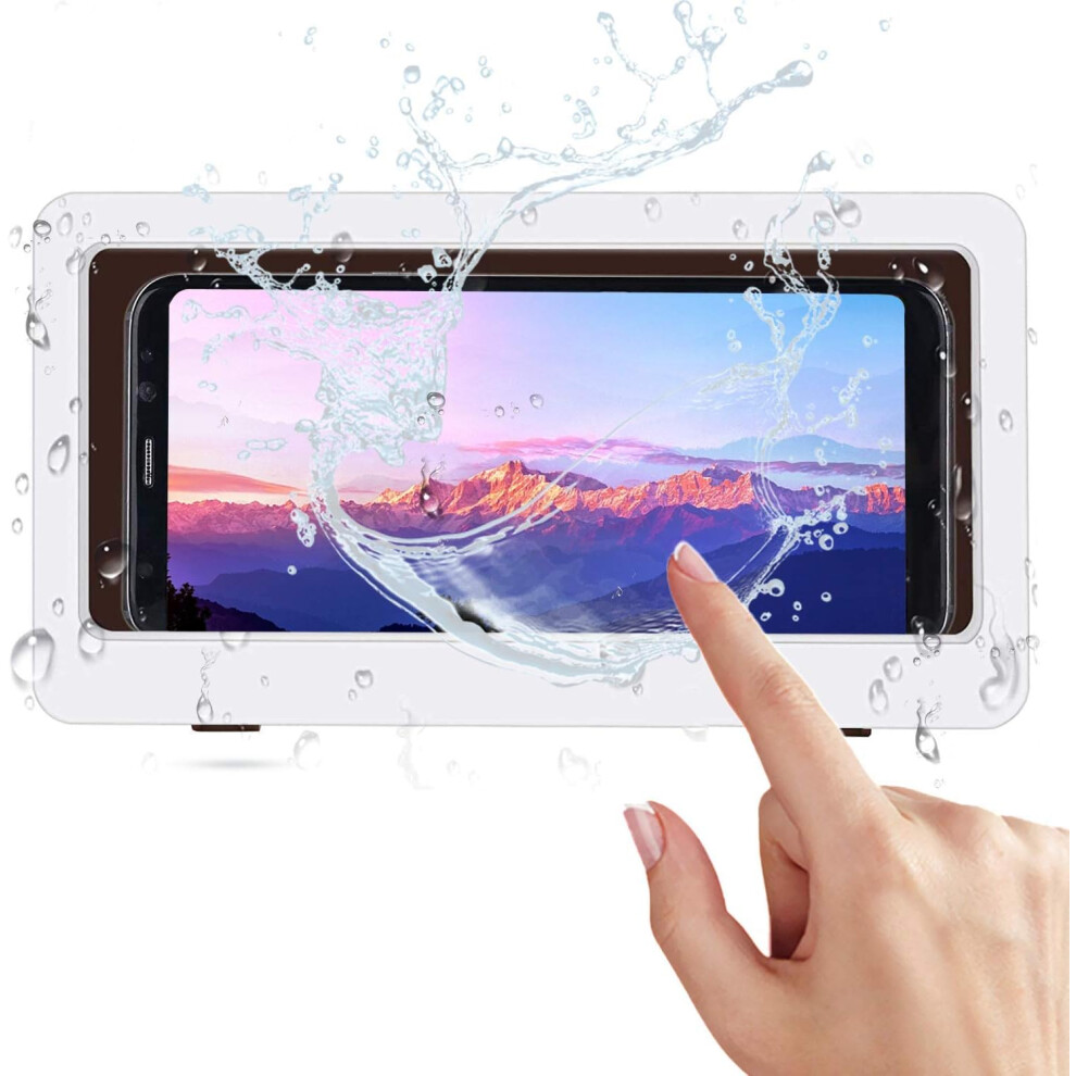 Shower Phone Mount, Broad Compatibility Touch Enabled Waterproof Case, Seal Case Flexible Touch Screen For Bathtub Bathroom, Hands-Free Operation Nano 9466005859745