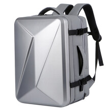 Hartschalen-Laptop-Rucksack, erweiterbar, wasserdicht, diebstahlsicher, Computer G