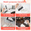 Mini Hand Broom and Dustpan Set Rabbit Design for Kitchen Desktop Small Space Cleaning 4