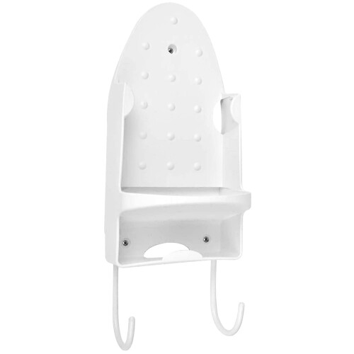 Ironing Board Wall Mount Rack with Iron Holder for Laundry Room and Bathroom Storage Ref: 5043