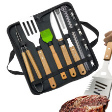 Grill accessories BBQ, 16piece grill set stainless steel spatula grill tongs brush for garden picnic camping outdoor grill lovers