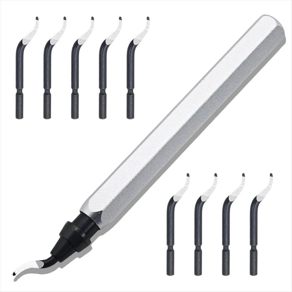 Swivel Deburring Tool & 10 Extra Heavy Duty Hss Blades, 3D Printing Fo 4852494378525