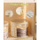 Hat Storage Box Round Transparent with Dust Cover, Large Stackable Travel Hat Organizer Beige 3