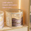 Hat Storage Box Round Transparent with Dust Cover, Large Stackable Travel Hat Organizer Beige 4