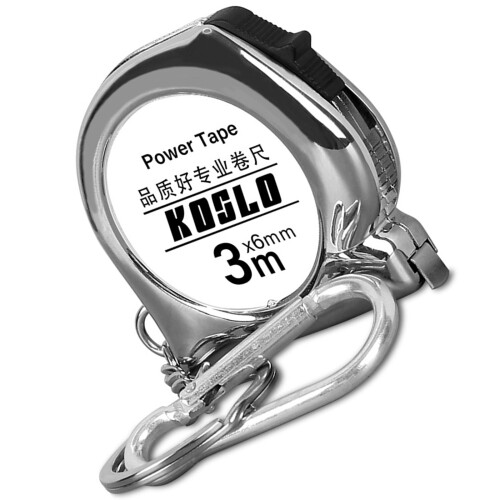 Compactly 3Meter Carbon Steel Measuring Tape with-Silver
