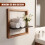 GEEZY GEEZY Wall Mounted Square Floating Shelf 3D Box Wood Picture Ledge Decorative Display 4