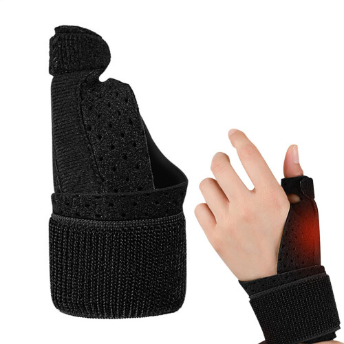 Wrist Support, Compression Sleeve Breathable Wrap Guard  Adjustable Elastic Wrist Brace Black