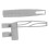 Dustpan Handle Replacement Set with Easy Grip, SpaceSaving Design for Household Brooms Ref: 1566 1