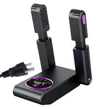 Electric Boot Warmer and Shoe Dryer with Timer, Portable Folding Footwear Deodorizer for Home Travel