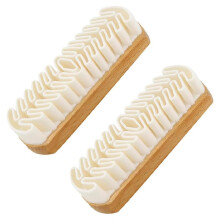 Suede Shoe Brush and Eraser Set of 2, Soft Crepe for Nubuck and Matte Leather Stain Removal