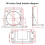 Solid Motor Frame With Four Hole Base For 370W Motors-90 by 90 7