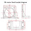 Solid Motor Frame With Four Hole Base For 370W Motors-90 by 90 5