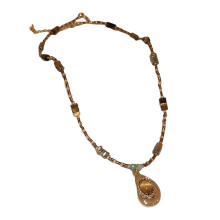 Versatile Titanium Steel Sun Necklace With Unique Natural-4