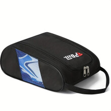 Golf Shoe Bag with Zipper, Padded Travel Case for Shoes, Balls & Tees, for Men Women Sports Blue
