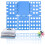 Efficient Clothes Folder, T-Shirt Folder With 10 Clips For Seamless Folding, Space-Saving Solution For Closet (Blue) 1