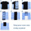 Efficient Clothes Folder, T-Shirt Folder With 10 Clips For Seamless Folding, Space-Saving Solution For Closet (Blue) 5