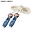 Σχοινάκι γυμναστικής με ξύλινες λαβές, που προάγει την υγιή ανάπτυξη στα παιδιά 2