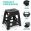 Folding Step Stool 15 Inch Plastic NonSlip Surface 330lbs Capacity with Handle for Kitchen Bathroom 3