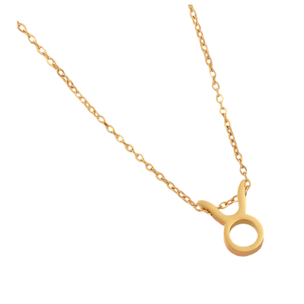 Versatile Adjustable 12 Constellations Pendant Necklace-Taurus