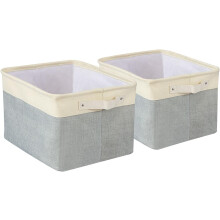 Opbergmanden voor huisdecoratie, multifunctionele opbergbakken van stof voor het organiseren van kleding, speelgoed en boeken, gemaakt van sterk,