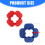 Plastic Deck Spacer Alignment Guides Multiple Size-Blue 4