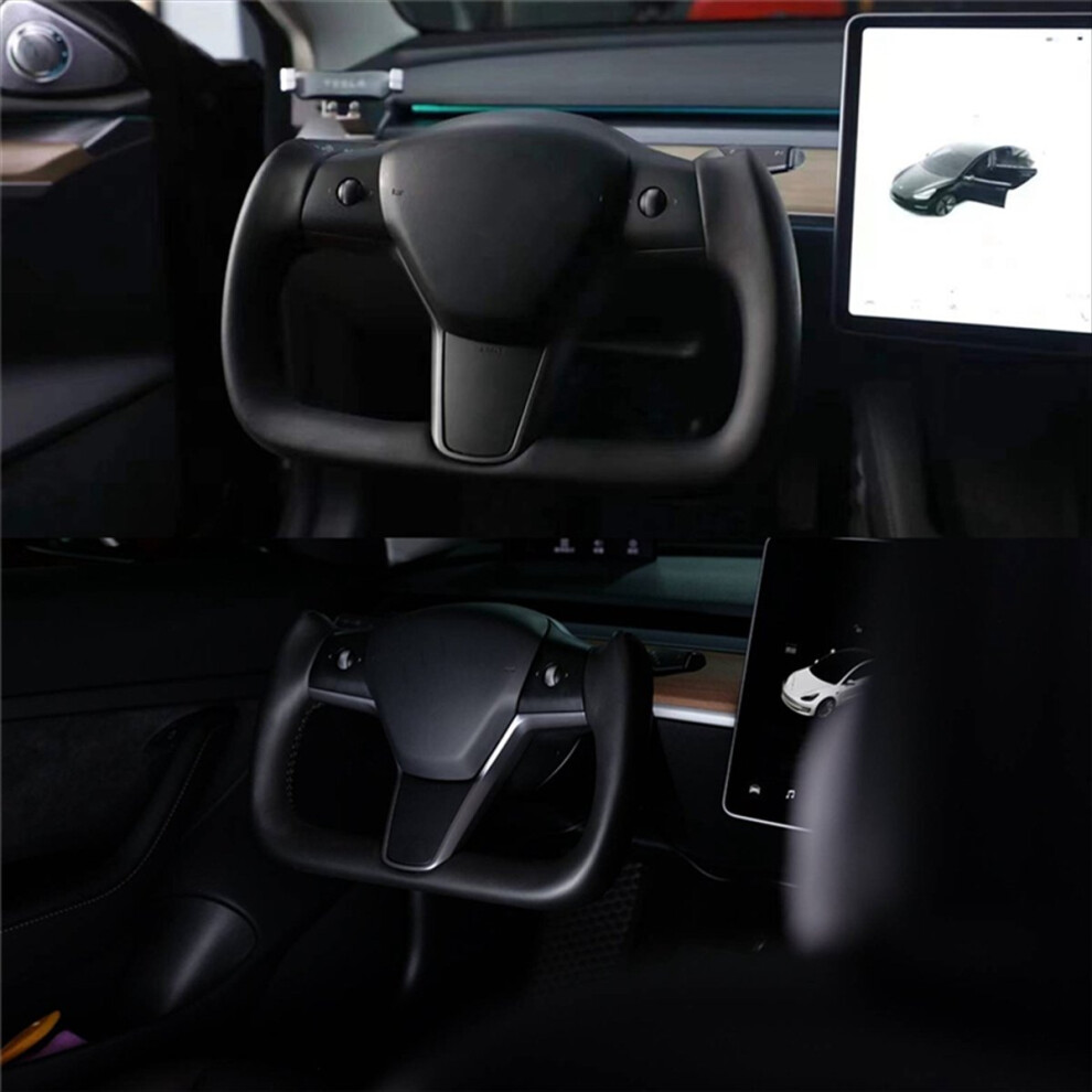 Car Yoke Steering Wheel For 2017-2023 Model Y Racing Custom Styling No 4852494392491