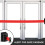 16.4 Ft Magnetic Retractable Wall Barrier Mounted Crowd Control Safety 6