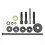 Wheel Bearing Puller Tool Kit for Remover Installer Set 0.75in 1in 25m 5