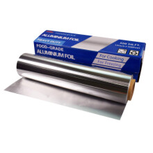 Heavy Duty Aluminum Foil Roll 12in x 300ft, Food Grade 0.85mil for Cooking, Baking, Grilling