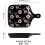 Ceramic Baking Pan Japanese HandPainted Single Handle Pizza Dish Oven Safe Scratch Resistant 5